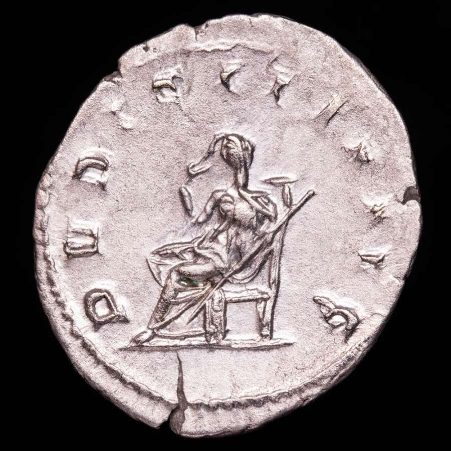 Império Romano. Herennia Etruscilla (Augusta, AD 249-251). Antoninianus Rome mint. PVDICITIA AVG  (Sem preço de reserva) #1.2