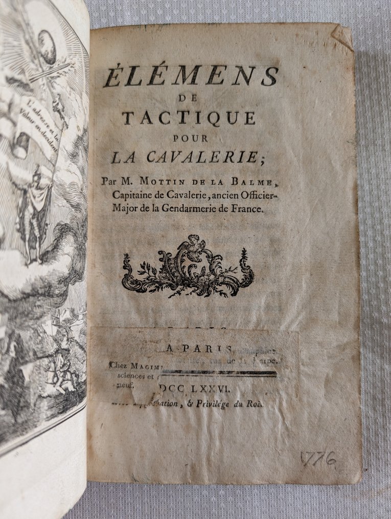 Augustin Mottin de La Balme - Elemens de tactique pour la cavalerie - 1776 #1.1