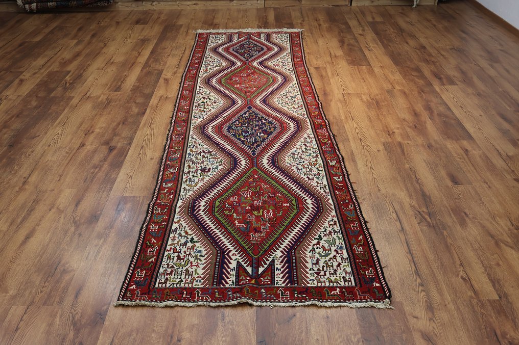 萨赫萨万 伊朗 - 地毯 - 355 cm - 102 cm #1.1