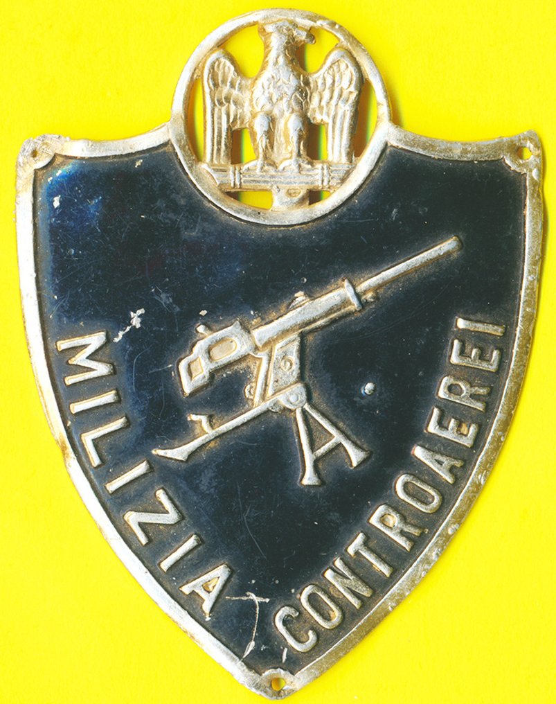Italia - Insignia de rango - Scudetto Milizia MVSN - Mediados del siglo XX (Segunda Guerra Mundial) #2.1
