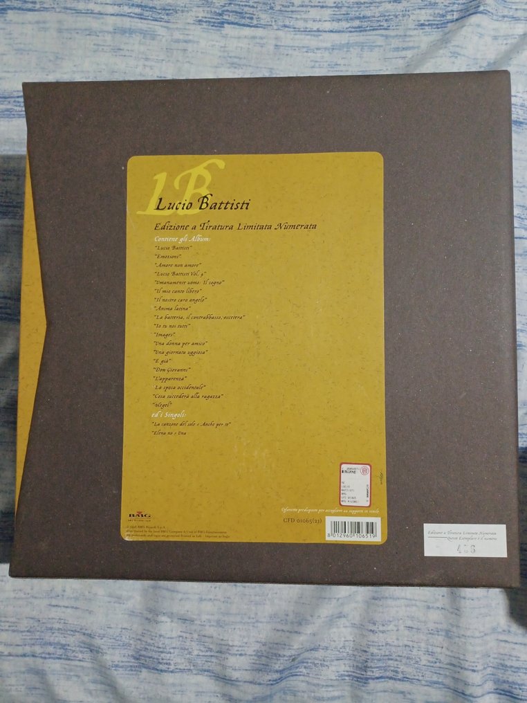 Lucio Battisti - LB - the special box set - Caja colección de LP - 1998 #3.1