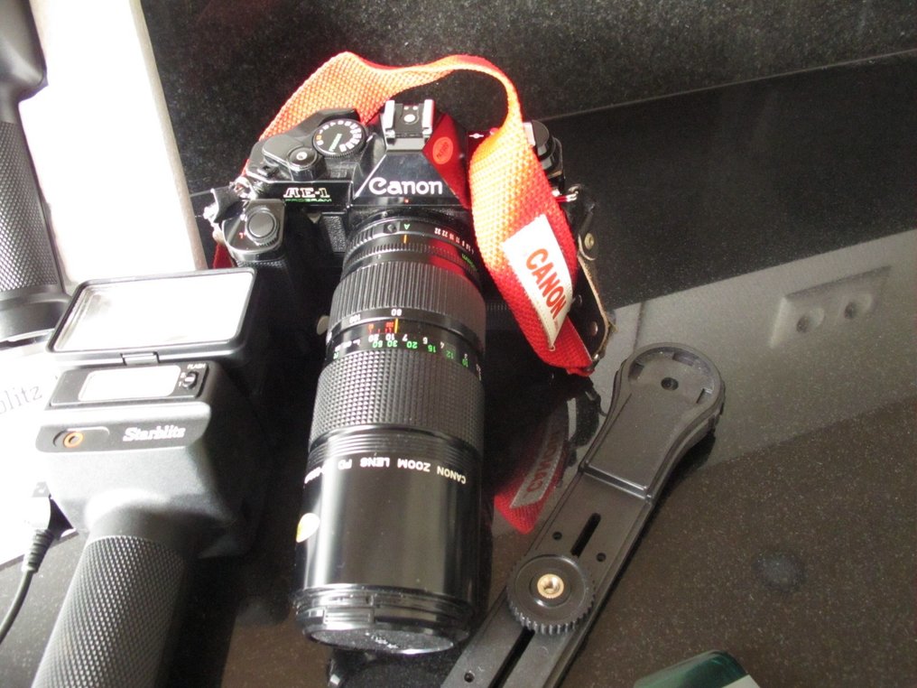 Canon AE-1 program +  FD 80-200, 1:4 Analogue camera #2.2