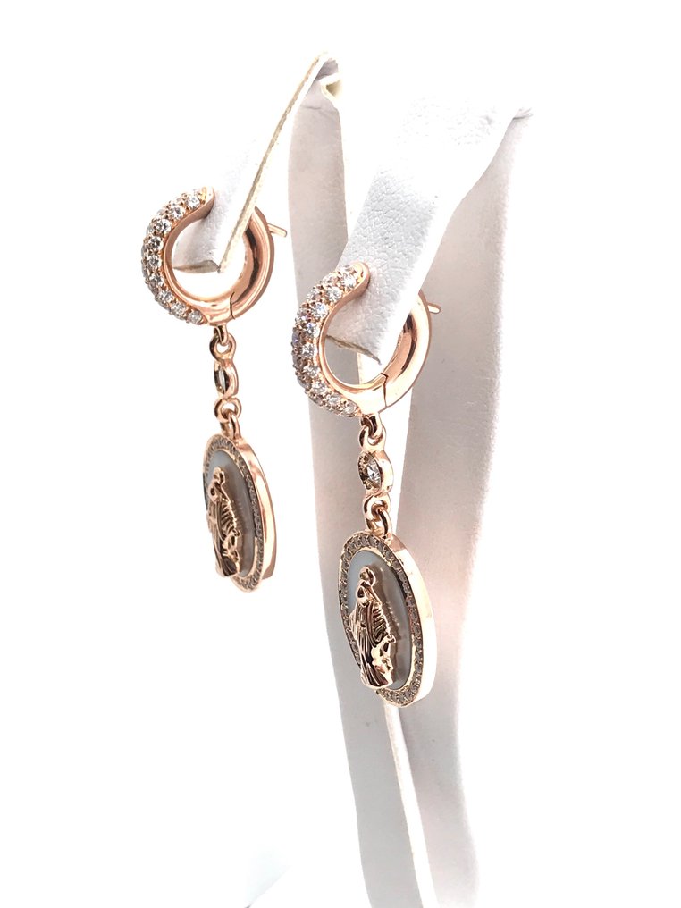 Crivelli - Earrings - 18 kt. Rose gold #3.2
