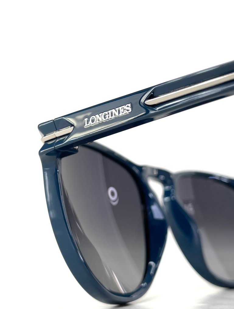 Other brand - LONGINES, LG0006-H/S 90D, Cat.:*3P, Polarized, ZEISS lenses Classic Dark Navy Blue & Silver *New & - 墨鏡 #2.1