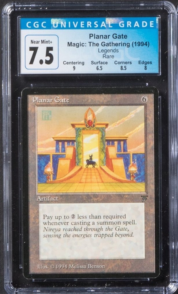 Wizards of The Coast - 1 Card - Planar Gate, Legends, CGC Near Mint + 7.5 (1994) Rare #1.1