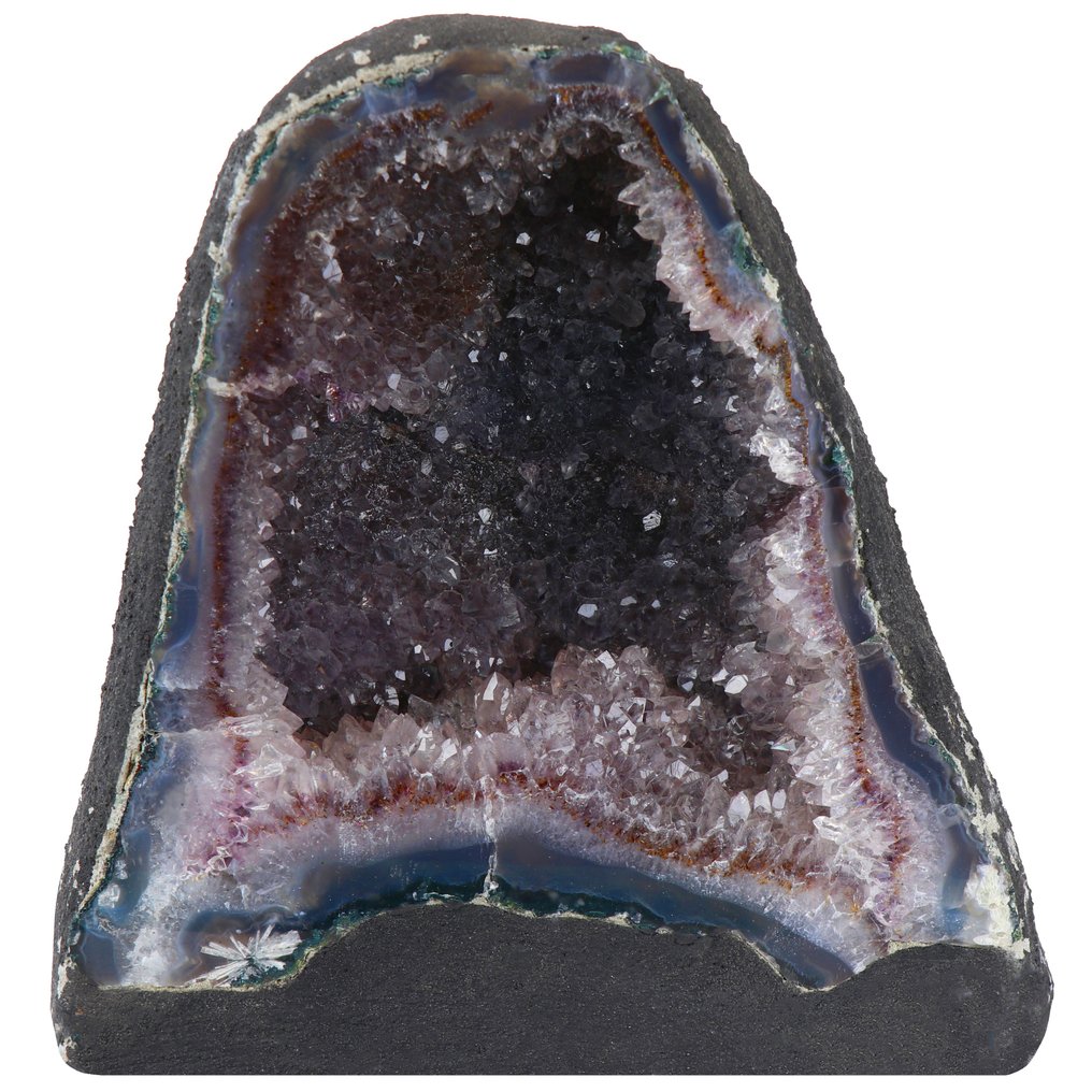 A Quality - Jasper & Amethyst - 22x18x12 cm - Geode- 5 kg #1.1