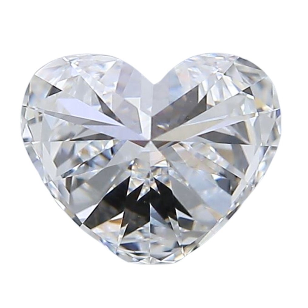 1 pcs Diamant - 0.79 ct - Brilliant, Hjerte - E - VS1 #3.2
