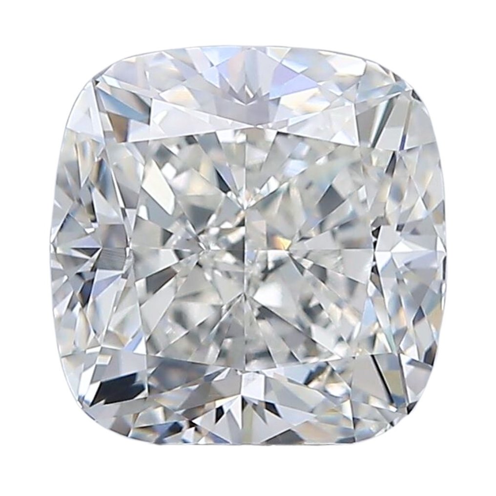 1 pcs Diamant  - 4.01 ct - Coussin - VS1 #1.1