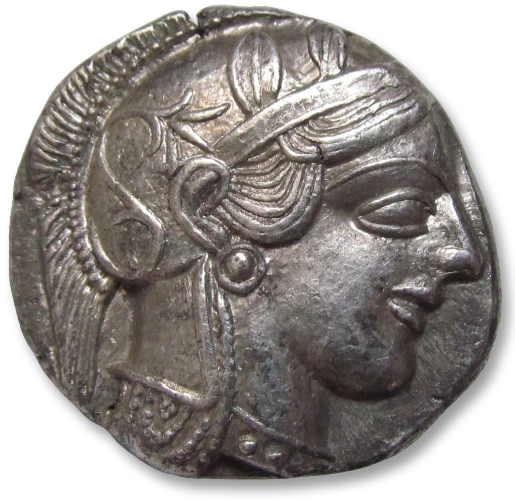 Attica, Athen. Tetradrachm 454-404 B.C. - great example of this iconic coin - #1.1