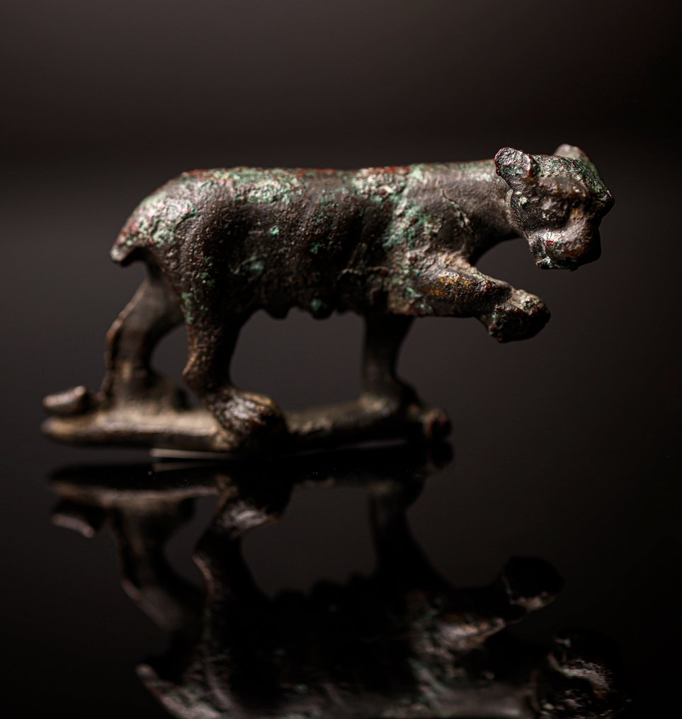 Römisches Reich bronzefarbener Bacchic-Panther - 3.3 cm #1.1