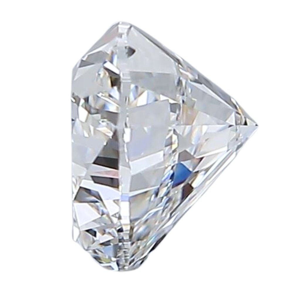 1 pcs Diamant - 0.79 ct - Brilliant, Hjerte - E - VS1 #3.1