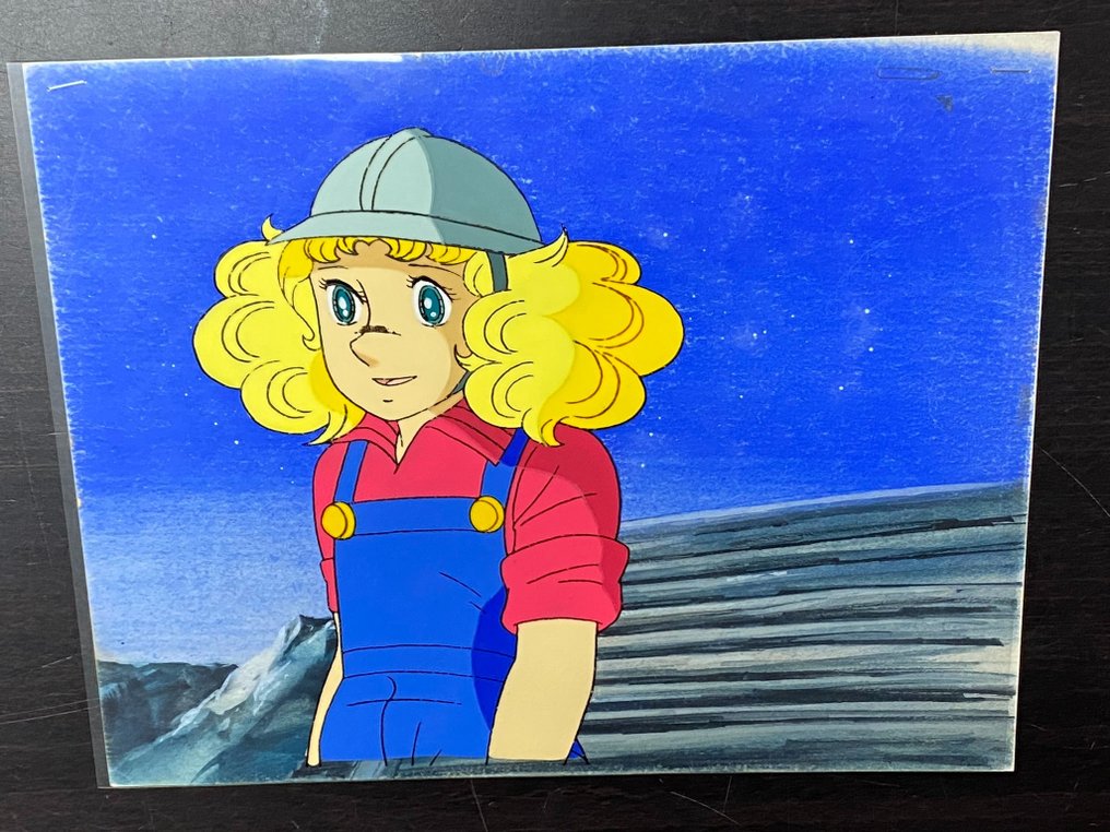 Candy Candy (1976-1979) - 1 Original animation cel of Candy Candy, with master painted background - top and rare! #2.1
