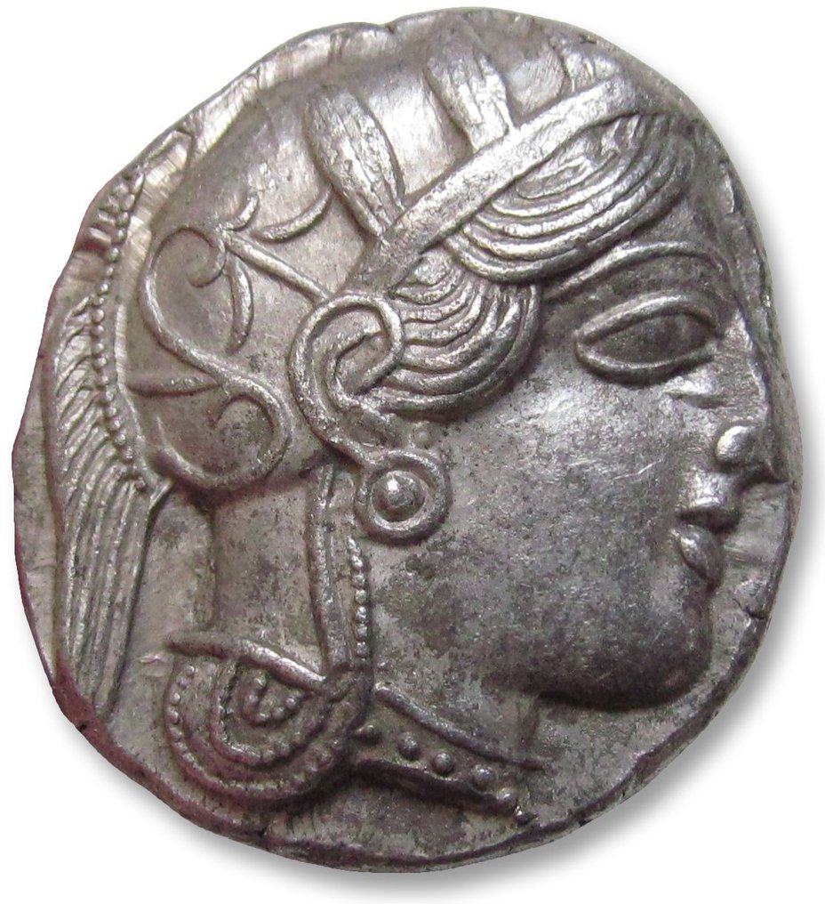 Attika, Athen. Tetradrachm 454-404 B.C. - great example of this iconic coin - #1.2