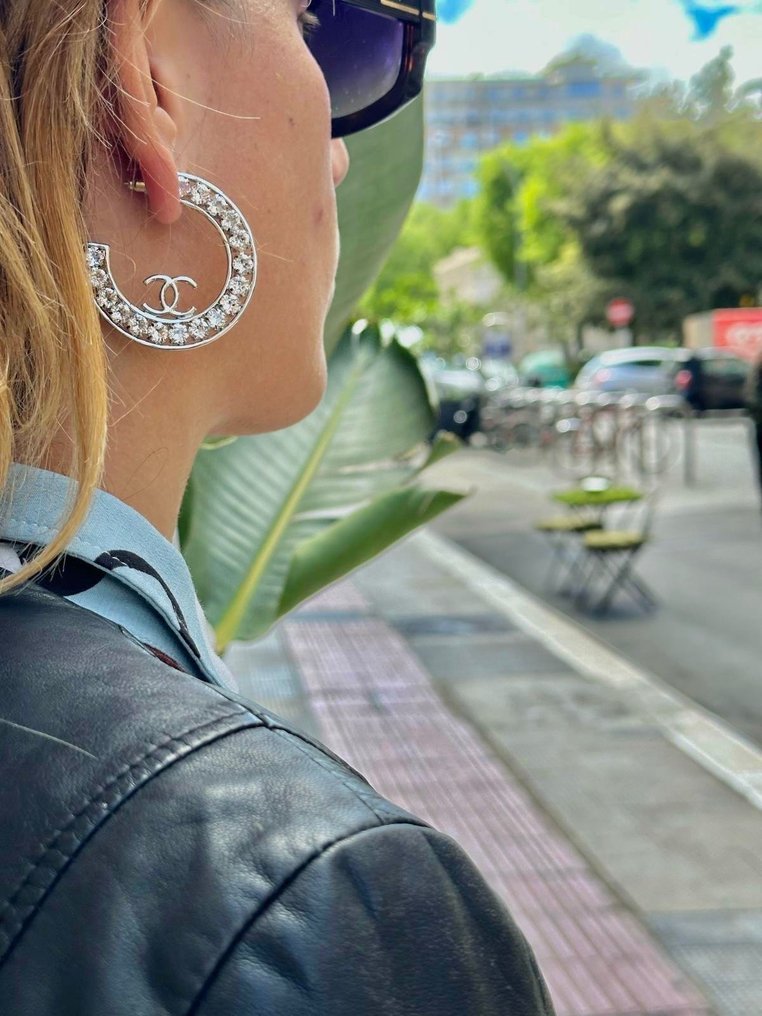 Chanel - 金属 - 圈形耳环 #2.1
