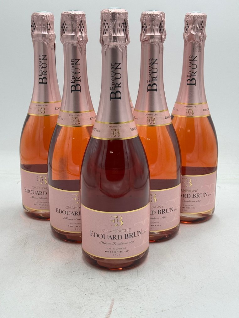 Edouard Brun, Rosé Premier Cru - Champagne - 6 Bottles (0.75L) #1.0