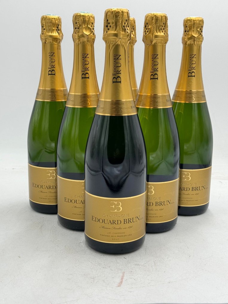 2012 Edouard Brun, Premier Cru - Champagne Brut - 6 Bottles (0.75L) #1.0
