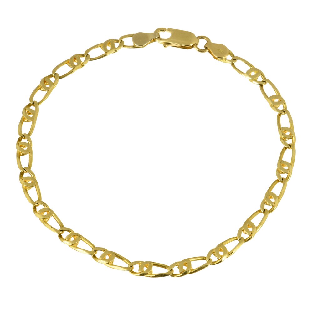 Chain bracelet - 18 kt. Yellow gold  #1.1