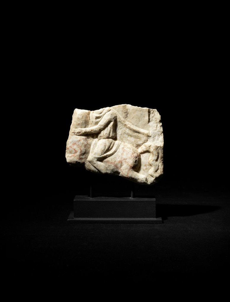 Epoca Romanilor Marmură Fragment de relief de marmură - 21 cm #2.1