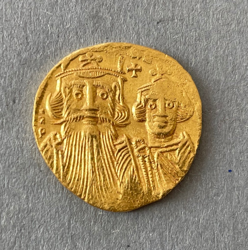Bysantinska riket. Constans II (AD 641-668). Solidus #2.1