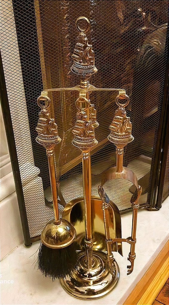 維多利亞時代的 黃銅 復古維多利亞風黃銅壁爐套裝：復仇 #1.1