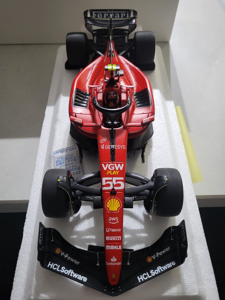 BBR 1:18 - Model race car - Ferrari SF-23 GP Bahrain 2023 #55 Sainz jr. - BBR231855 #1.0