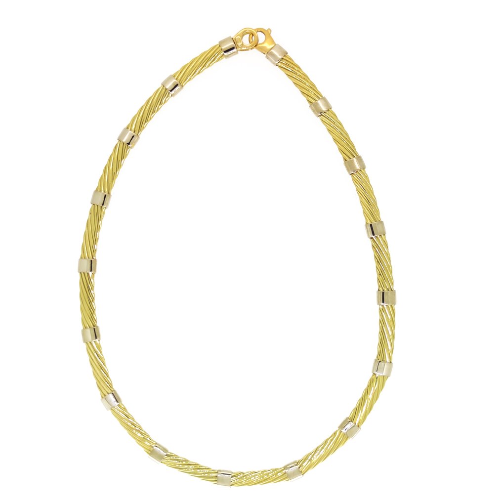 Necklace - 18 kt. White gold, Yellow gold #1.1