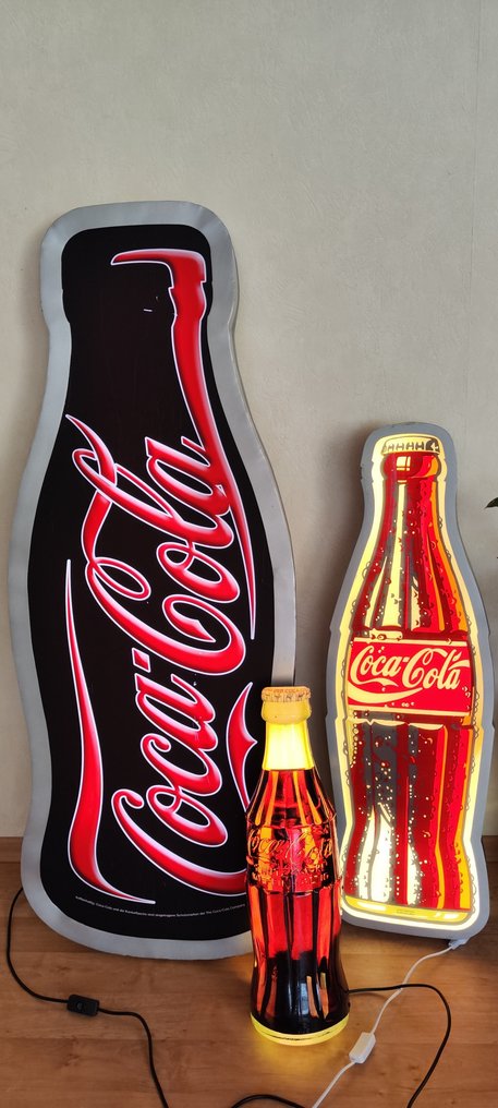 Coca-Cola - 霓虹灯标志 (3) - 塑料, 铝 #1.1