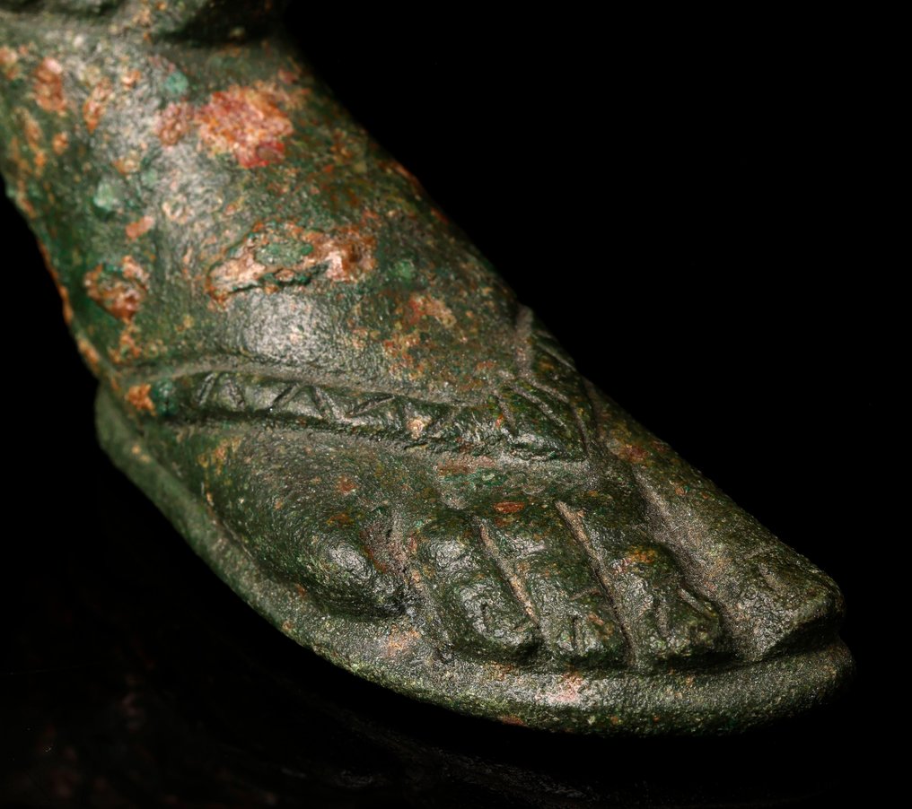 Antigua Roma Bronce sandalia - 4 cm #3.1