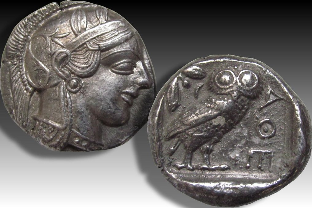 阿提卡， 雅典. Tetradrachm 454-404 B.C. - great example of this iconic coin - #2.1