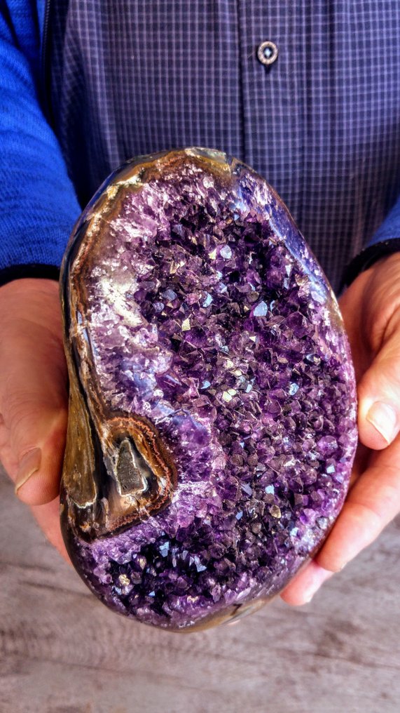 大晶体 紫水晶晶簇 - 簇 - 高度: 17 cm - 宽度: 12 cm- 1723 g #1.2