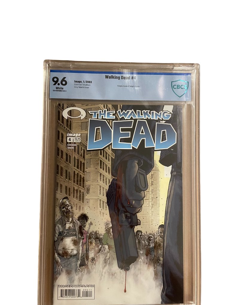 The Walking Dead #4 - Graded by CBCS 9.6 - 1 Graded comic - CGC #1.1