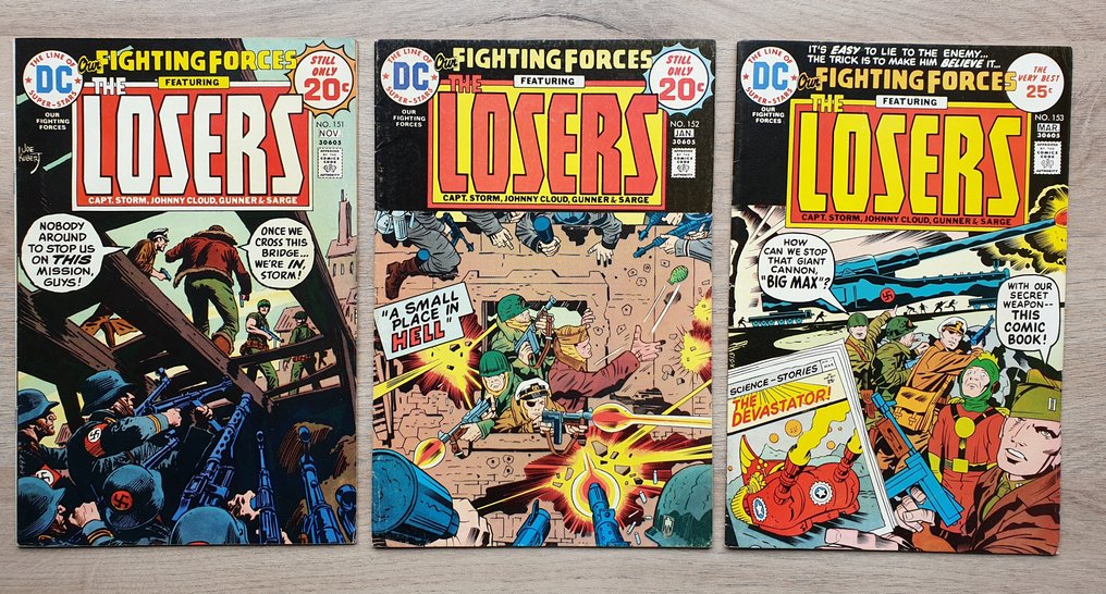 Jack Kirby DC Pack! Bronze Age DC Classics - Mr. Miracle - The Losers - 20 Comic - Erstausgabe - 1972/1974 #2.1