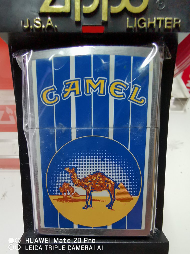 Zippo - Zippo Camel de 1999. - Mechero de bolsillo - Pintura Acier Chromé brossé #1.2