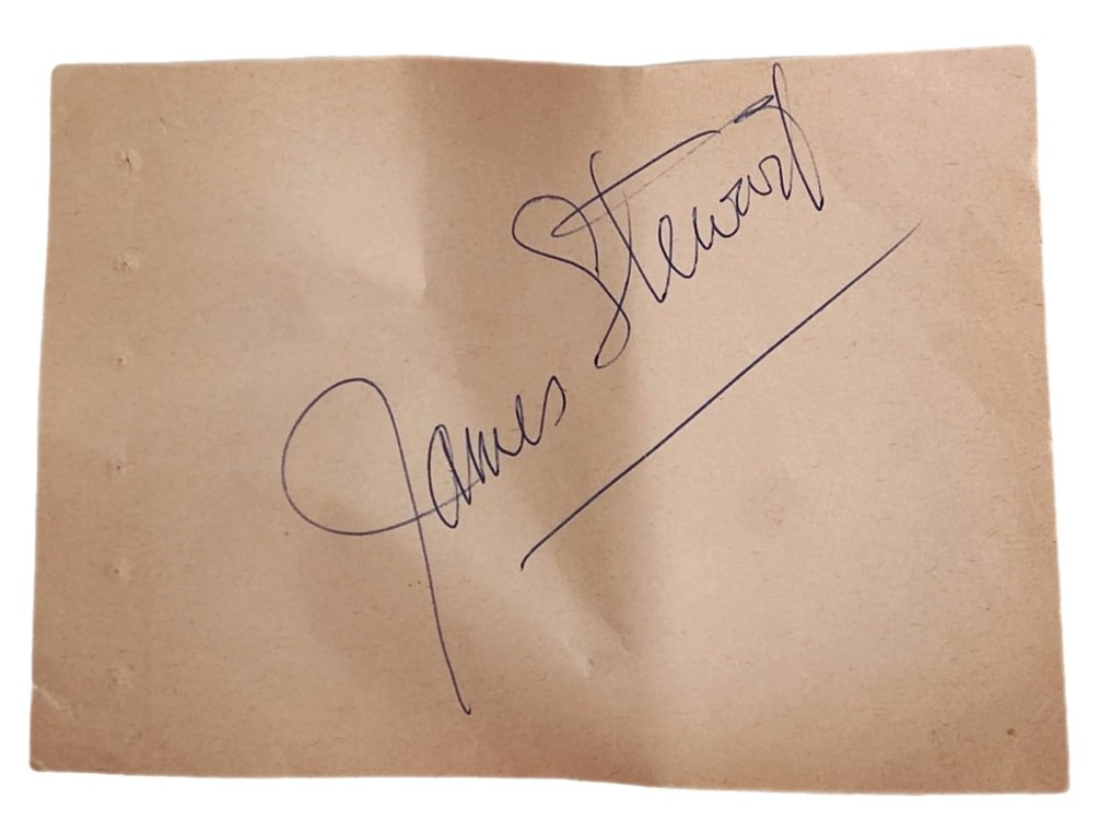 James Stewart - Autograph - 1955 #1.1