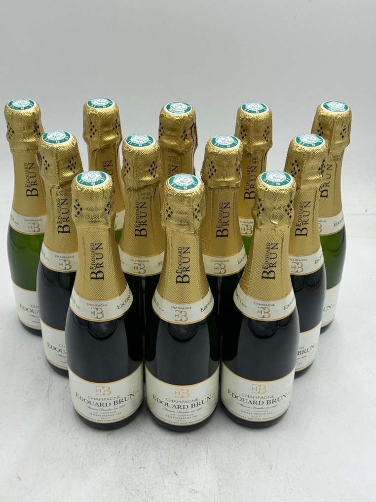 Edouard Brun, Reserve Premier Cru - Champagne Brut - 12 Half Bottles (0.375L) #3.2