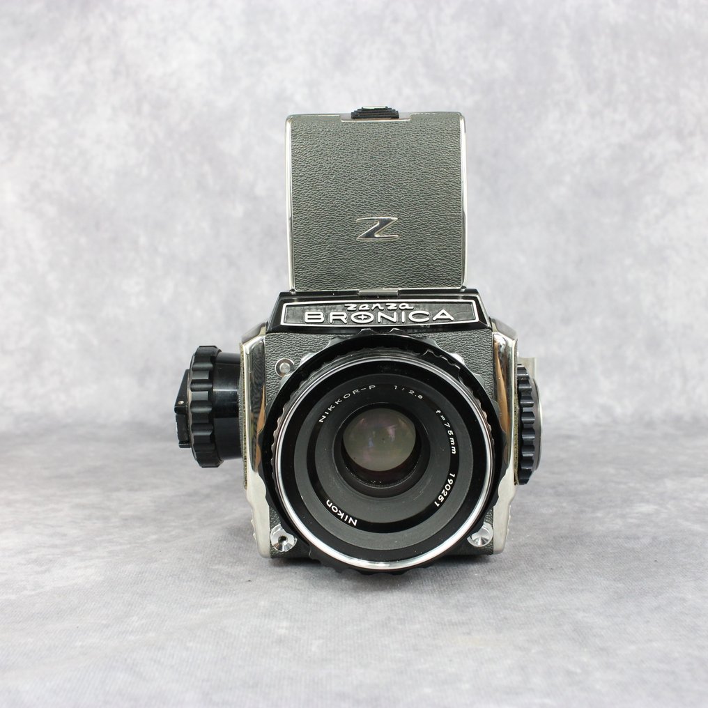 Zenza Bronica + Nikkor-P 75mm F/2.8 Lens 120 / közepes formátumú fényképezőgép #1.2