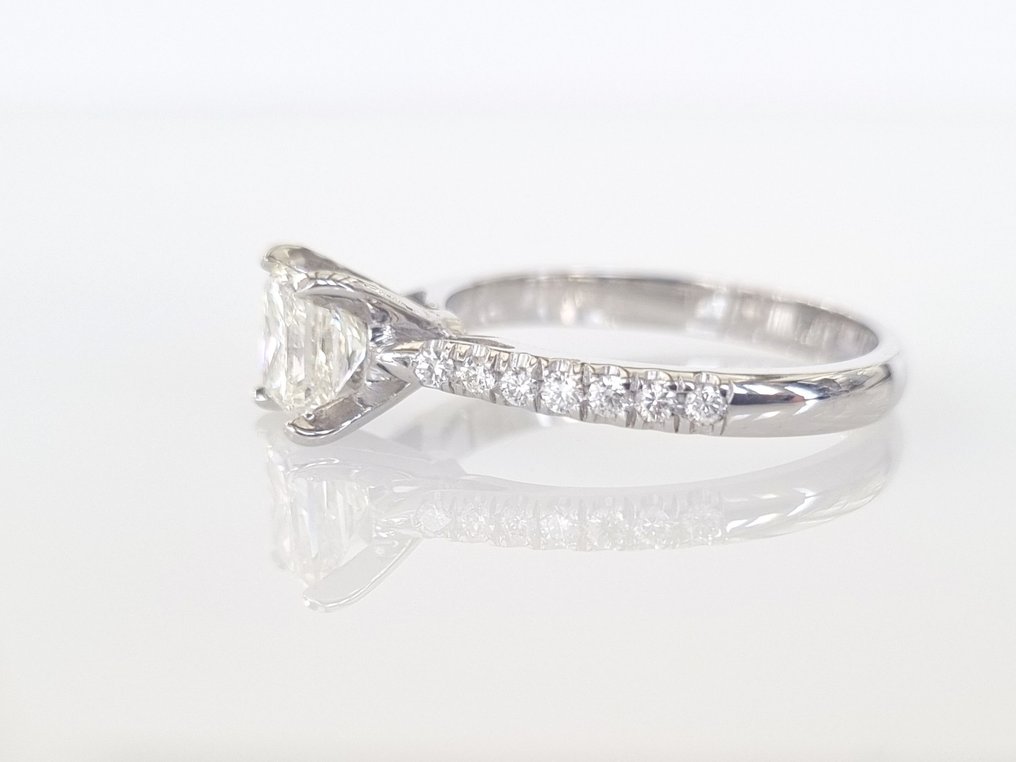 Hvitt gull - Ring - 1.23 ct Diamant #2.2