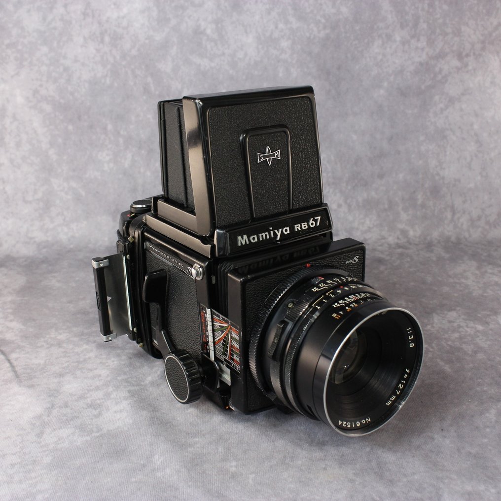 Mamiya RB67 + Mamiya-Sekor NB  1:3.8 F=127mm 120 / medium formaat camera #1.1