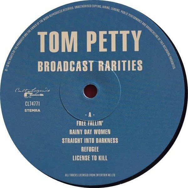 Tom Petty - Tom Petty BROADCAST RARITIES - Album LP (articol de sine stătător) - 180 gram, 1st Pressing, foarte rar - 2017 #2.1