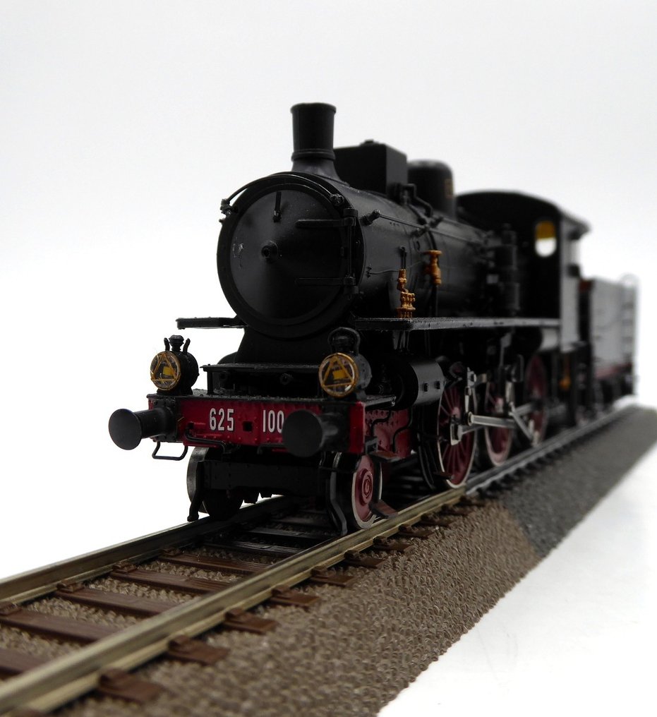 OS.KAR H0轨 - OS1625 - 带煤水车的蒸汽机车 (1) - 组 625 100 部地点 博洛尼亚，第三纪元 - FS #1.1