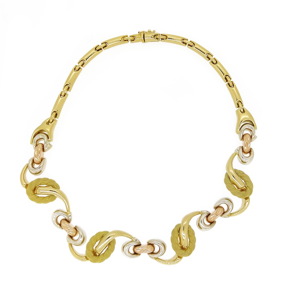 Halskette - 18 kt Gelbgold, Roségold, Weißgold #1.1