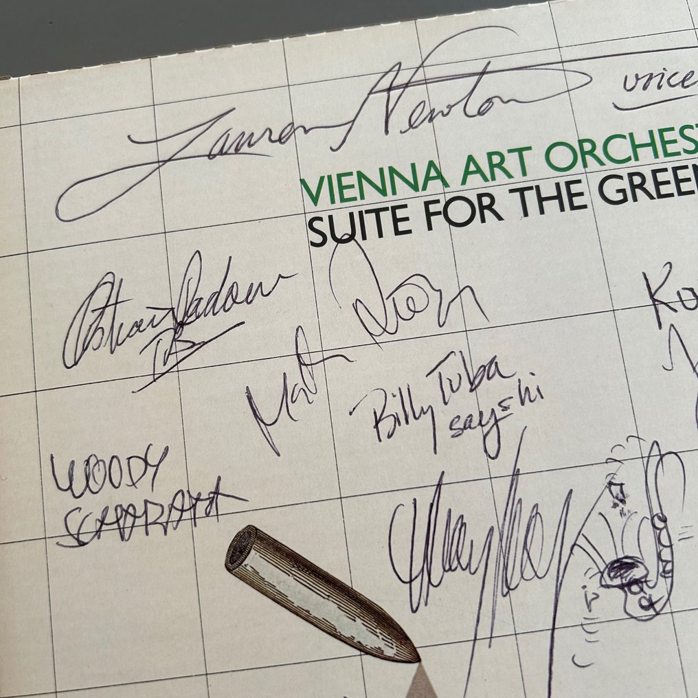 Vienna Art Orchestra - Suite For The Green Eighties (SIGNED 1st press!) - Disc vinil single - 1st Pressing - 1982 #2.1