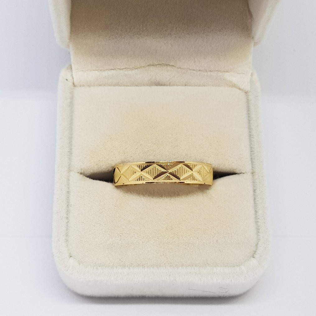 訂婚戒指 - 18 克拉 黃金  #1.2