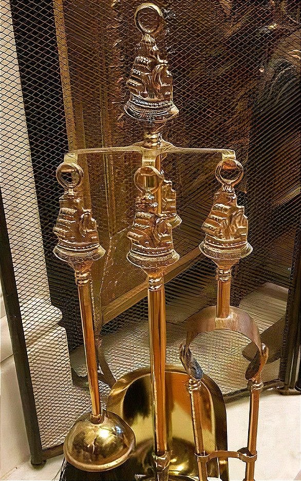 維多利亞時代的 黃銅 復古維多利亞風黃銅壁爐套裝：復仇 #2.2