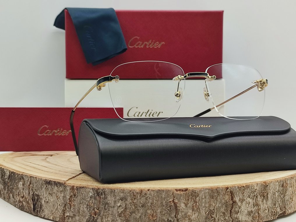 Cartier - Laque Black Gold Planted 18k - Eyeglasses #2.1