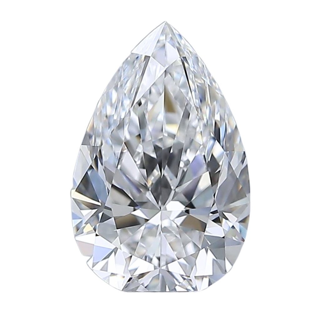 1 pcs Diamant  - 2.02 ct - Poire - VVS2 #1.1