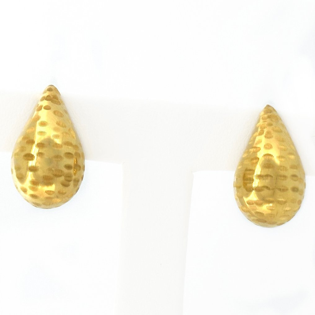 Teardrops Earrings - 2,8 gr - 18 Kt - Cercei - 18 ct. Aur galben #2.1