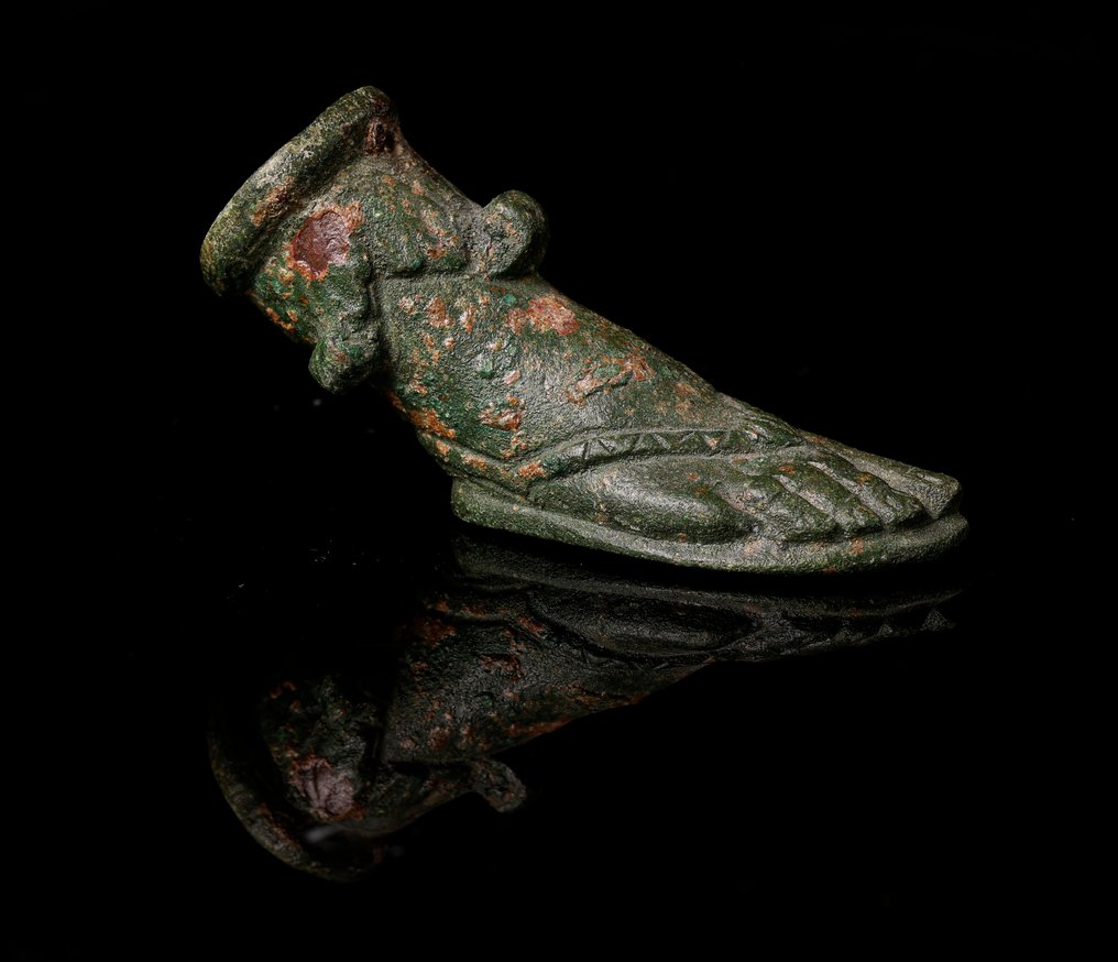 Antigua Roma Bronce sandalia - 4 cm #1.1