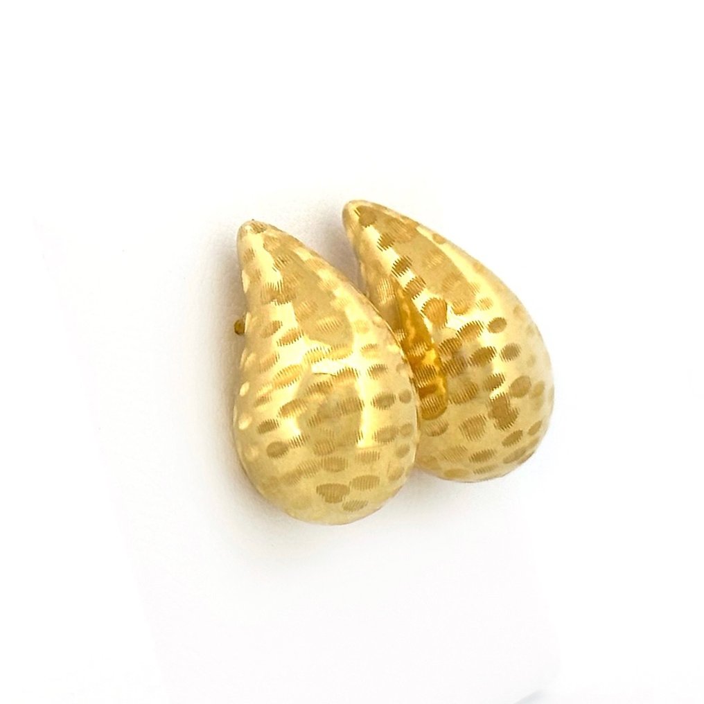 Teardrops Earrings - 2,8 gr - 18 Kt - Cercei - 18 ct. Aur galben #1.2