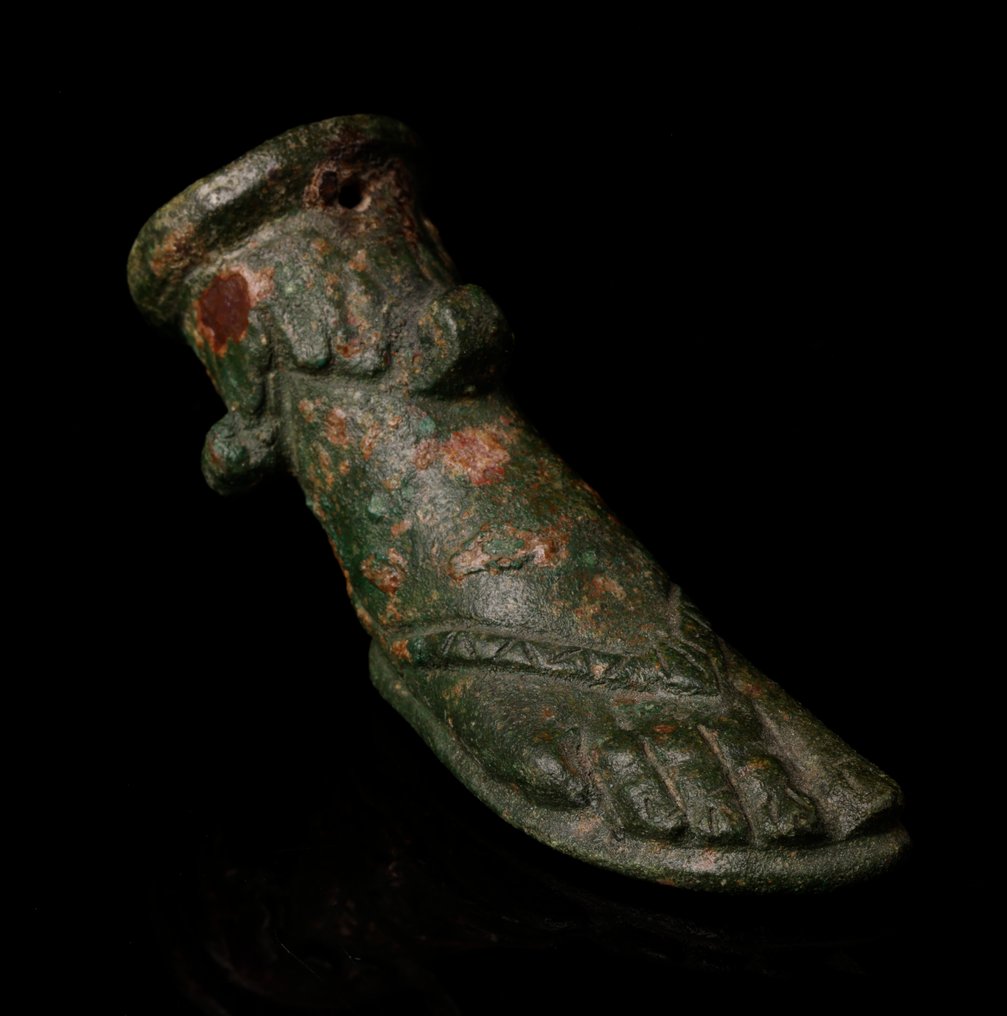 Antigua Roma Bronce sandalia - 4 cm #3.2